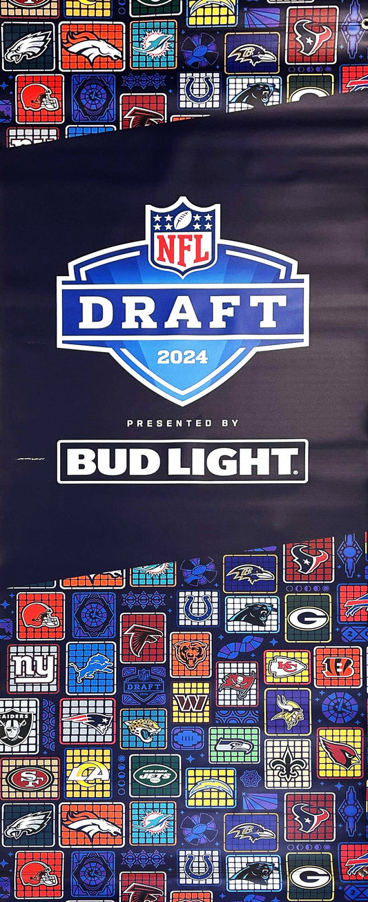 [Small Banner] All teams w/ 2024 NFL Draft logo - Bud Light