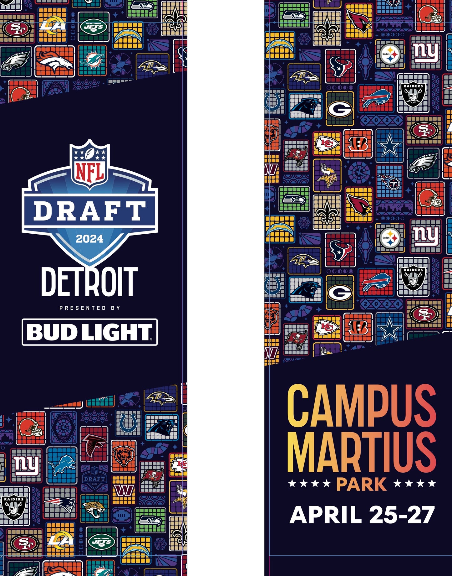 [Large Banner] All team logos w/ Campus Martius