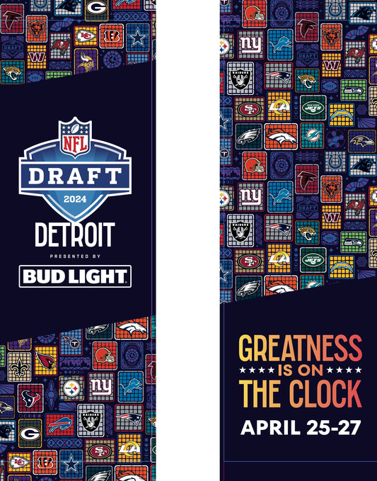 [Large Banner] All team logos w Greatness on the Clock